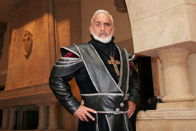 Sean Connery double & celebrity impersonator John Allen as The Man Who Would Be King